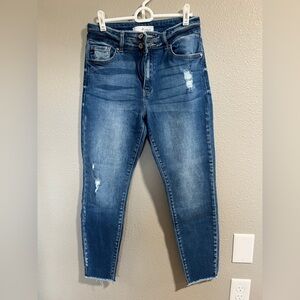 KanCan Women’s Distressed Blue Jeans